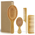 Wooden Bristle Hair Brush wooden hair brush professional hair brush factory Supplier